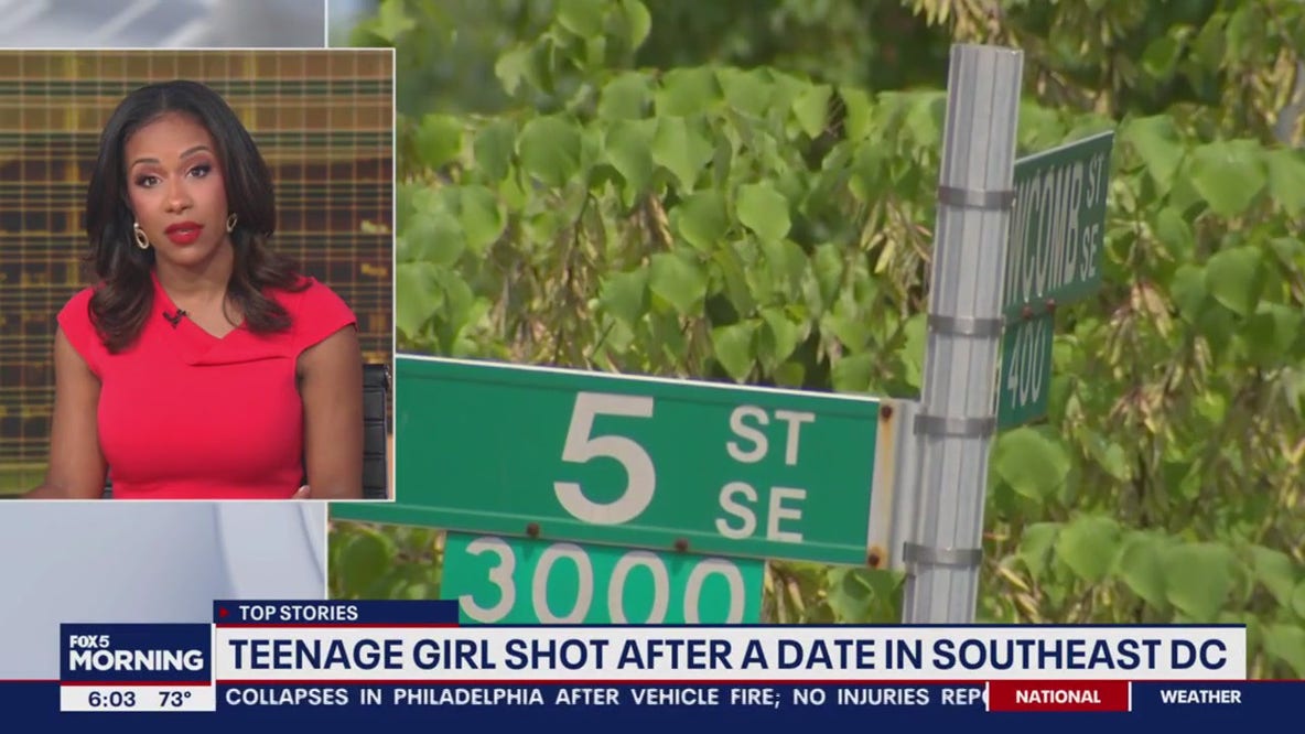 Teen girl shot after date in southeast DC: police